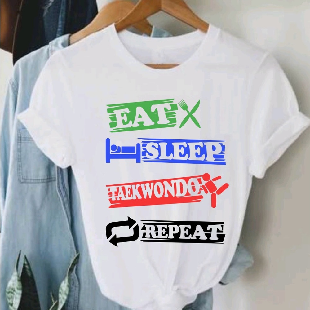 Taekwondo martial arts t-shirt unisex